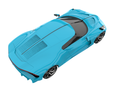 Araba arka planda izole. 3 Boyutlu Hazırlama