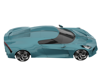 Gri arkaplanda gerçekçi bir araba.