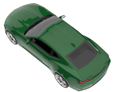 Siyah arka planda modern araba