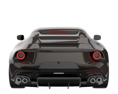 araba arka görünüm vektör illüstrasyonu