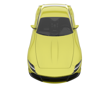 Modern araba. Vektör. 3d oluşturma