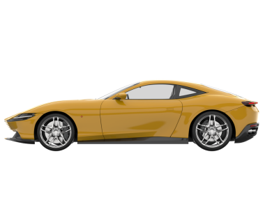 Modern spor araba beyaz arka planda izole edilmiş. yüksek kaliteli resimleme