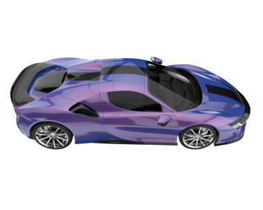 Bir arabanın 3 cg görüntüsü