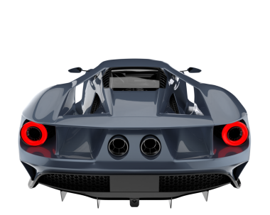 Siyah modern spor araba