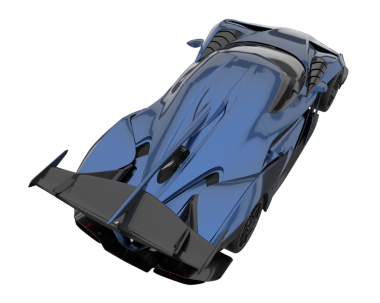 modern araba kırpma yolu ile beyaz arkaplanda izole