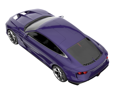 modern araba beyaz üzerine izole