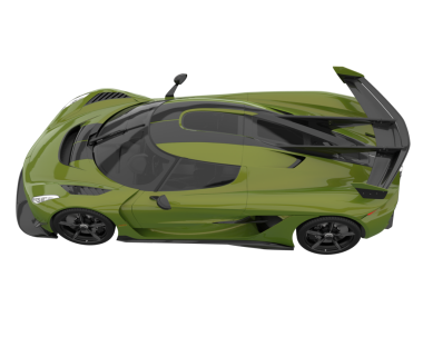 Modern araba beyazda izole edilmiş. 3d oluşturma