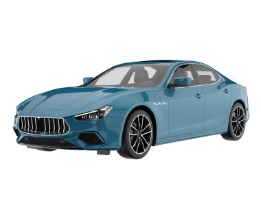 Arka planda gerçekçi bir araba var. vektör illüstrasyonu