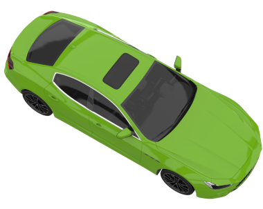 modern araba beyaz arka planda izole edilmiş