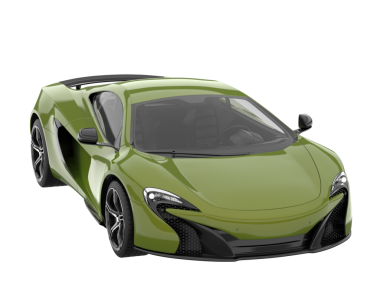 yeşil spor araba vektörü