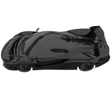 koyu renkli modern araba beyaz arkaplanda izole