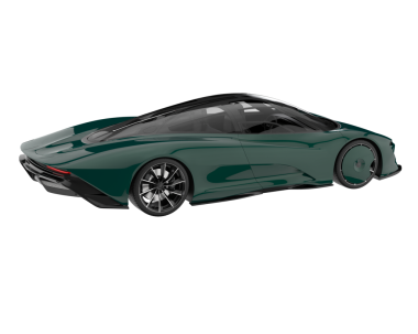 Modern araba arka planda izole edilmiş. 3d oluşturma.