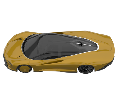 Modern lüks araba beyaz arka planda izole edilmiş.