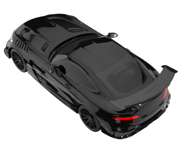 siyah araba modern araba beyaz arka planda izole.