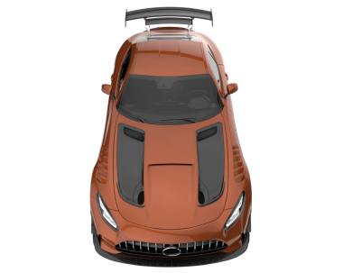 Araba beyaz arka planda izole edilmiş. 3d oluşturma