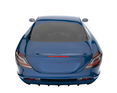 araba arka görünüm vektör illüstrasyonu.