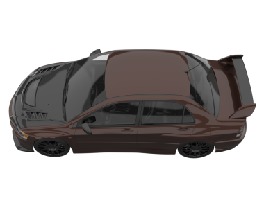 Araba beyaz arka planda izole edilmiş. 3d illüstrasyon.