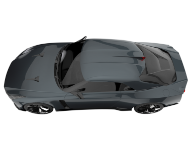 Araç beyaz arkaplanda izole edildi. 3 boyutlu görüntüleme.