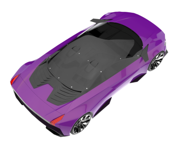 araba beyaz arkaplanda izole edildi