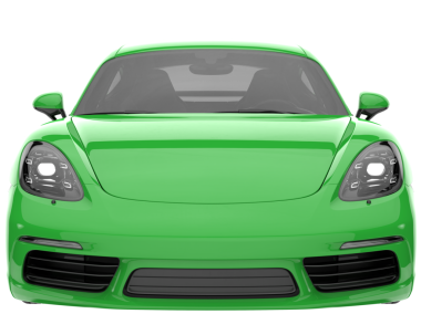 yeşil modern spor araba