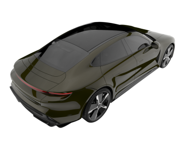 modern araba beyaz arkaplanda izole edildi