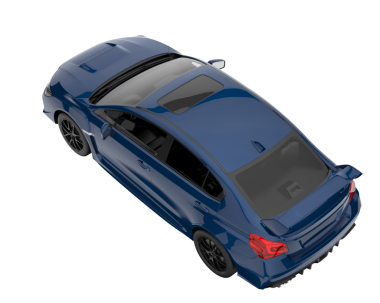 Stüdyo ortamında daha az genel bir konsept arabanın 3 boyutlu çizimi