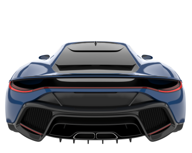 Gerçekçi araba manzarası. Siyah arka planda izole edilmiş modern lüks spor araba. vektör illüstrasyonu