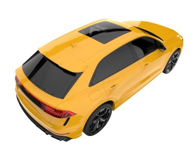 modern araba arka planda