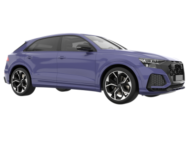 3 boyutlu gerçekçi bir araba. Araba beyaz arka planda izole edilmiş. 3d illüstrasyon