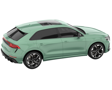 beyaz arkaplanda modern araba