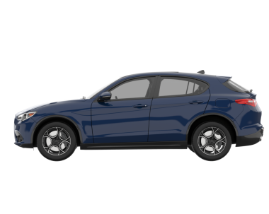 Beyaz arka planda izole edilmiş gerçekçi modern araba. 3d oluşturma