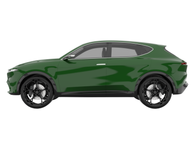 beyaz arkaplanda izole edilmiş araba 3 boyutlu görüntüleme