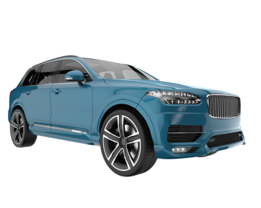 Siyah arka planı olan modern SUv