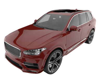 Lüks Spor Araba Beyaz Arkaplanda İzole Edildi