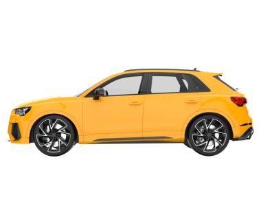 modern suv. Beyaz arka planda izole edilmiş. 3d illüstrasyon