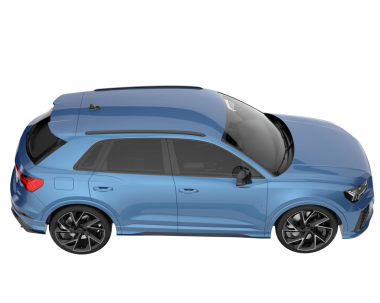 Modern araba. 3d oluşturma