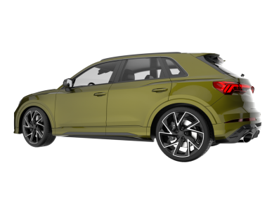 modern araba arka planda