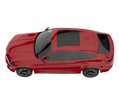 modern araba beyaz arka planda izole edilmiş