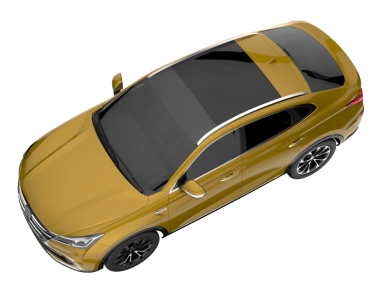 Beyaz arkaplandaki araba