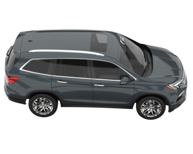 Siyah arka planda modern SUV arabası