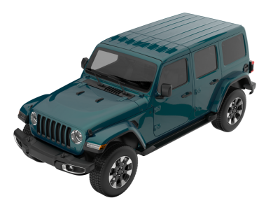 Modern arazi aracı izole edildi. 3d oluşturma