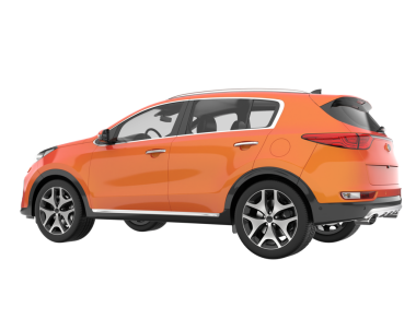 Beyaz arka planda bir araba. yüksek kalite