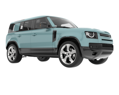 beyaz arkaplanda araba cipi