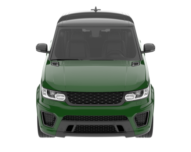 araba beyaz arkaplanda izole edildi