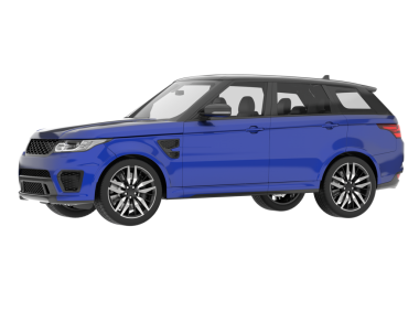 Siyah arkaplandaki araba, vektör illüstrasyonu