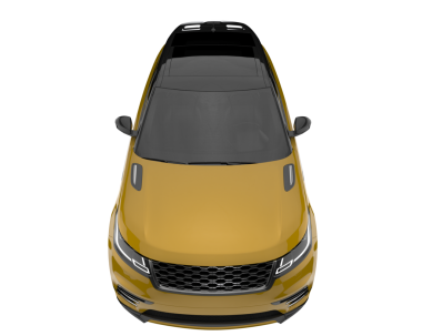 Araba beyazda izole edilmiş. 3 Boyutlu Hazırlama.