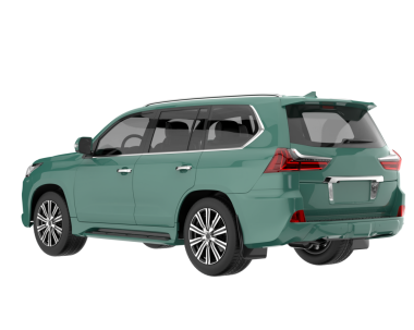 gerçekçi 3D SUV çizimi