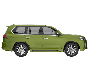 SUV arabası. 3d oluşturma