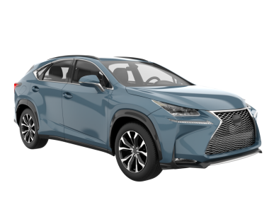 Modern araba. 3d oluşturma