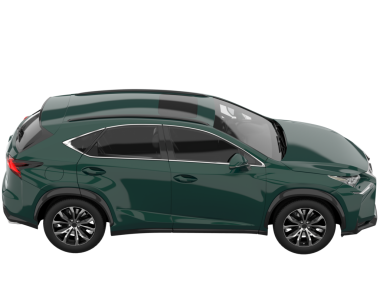 Modern araba arka planda izole edilmiş. 3D görüntüleme - illüstrasyon